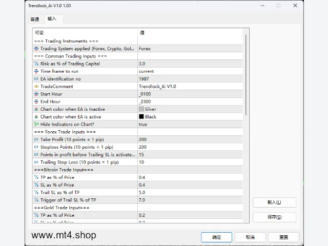 Trendlock_Ai V1.0 + Preset (MT5) 图片 3