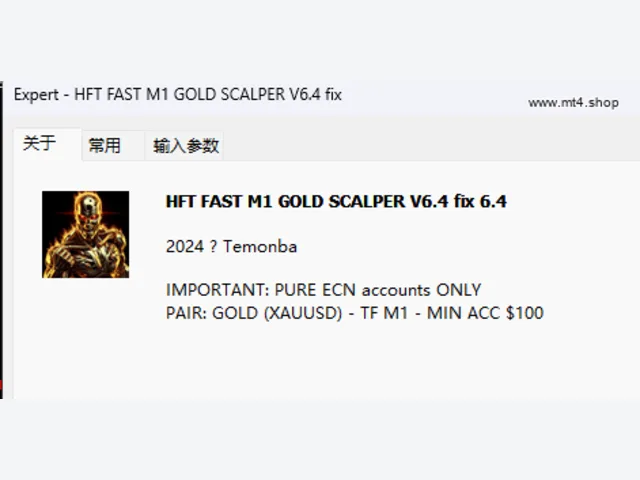 HFT FAST M1 GOLD SCALPER V6.4 fix 图片 3