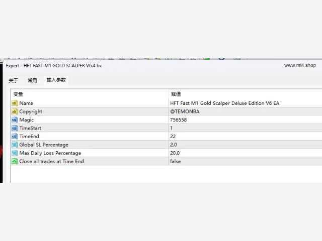 HFT FAST M1 GOLD SCALPER V6.4 fix 图片 4