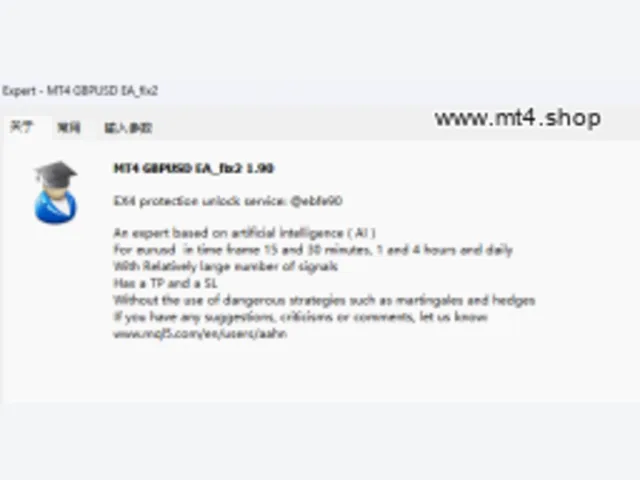 MT4 GBPUSD EA_fix 图片 2