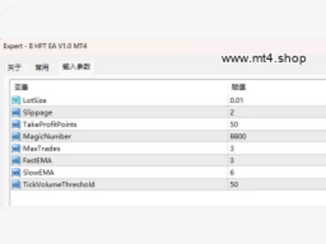 8 HFT EA V1.0 MT4 图片 2