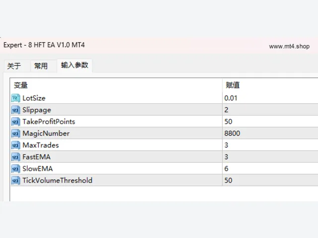 8 HFT EA V1.0 MT4 图片 3