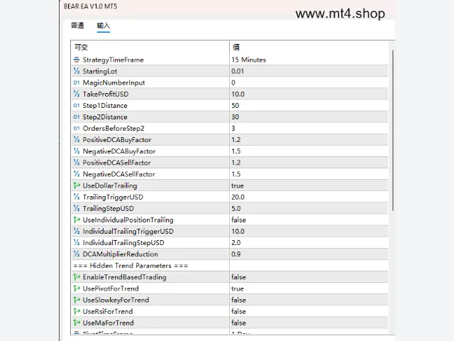 BEAR EA V1.0 MT5 图片 3
