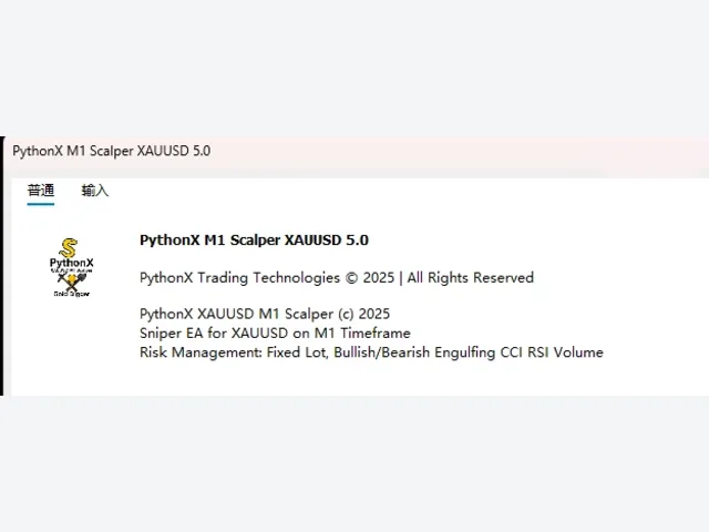 PythonX M1 Scalper XAUUSD 图片 3