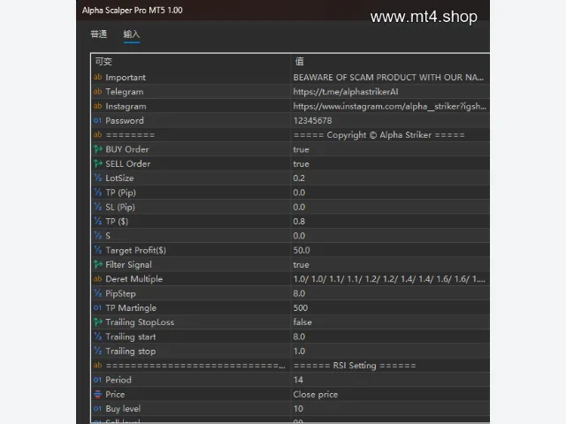 Alpha Scalper Pro MT5 图片 3