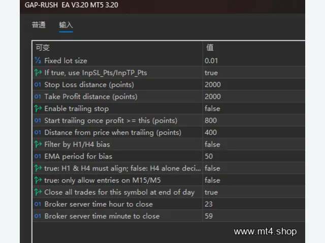 GAP-RUSH EA V3.20 MT5 图片 3