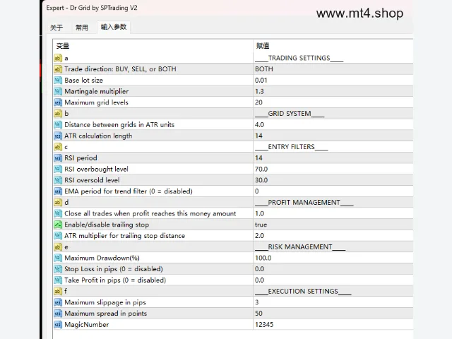 Dr Grid by SPTrading V2 图片 3