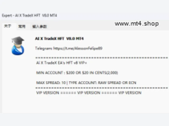 AI X TradeX HFT V8.0 MT4 图片 2