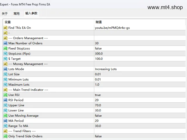 Forex MT4 Free Prop Firms EA 图片 3