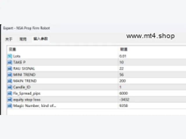 NSA Prop Firm Robot MT4 图片 2