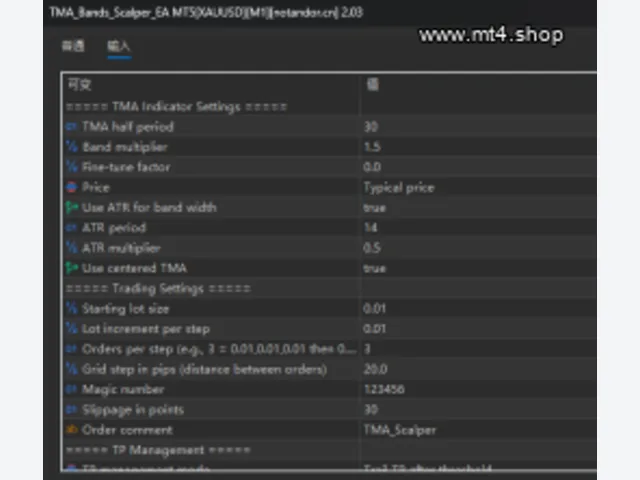 TMA_Bands_Scalper_EA MT5 图片 2