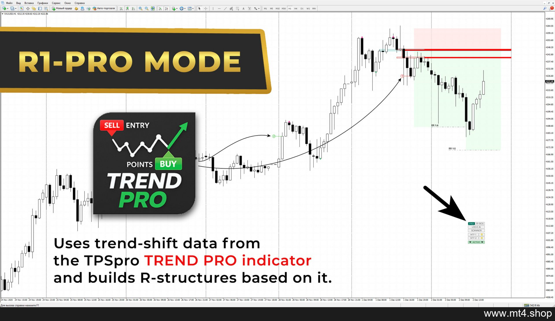 RFI levels PRO Indicator