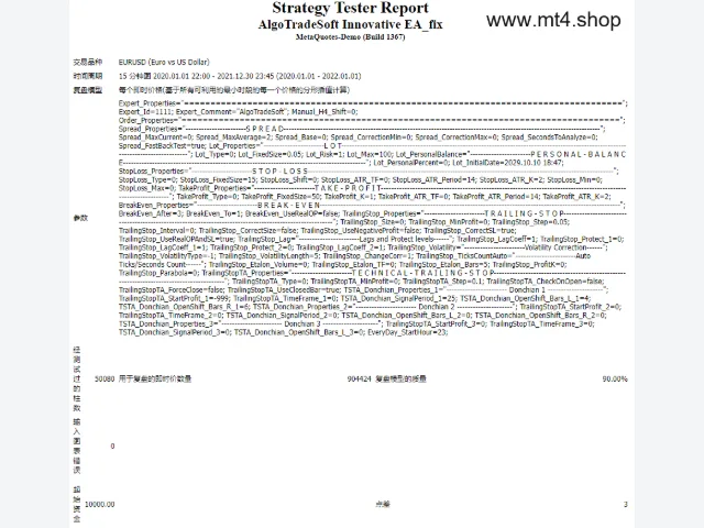 AlgoTradeSoft-Innovative-EA 图片 3