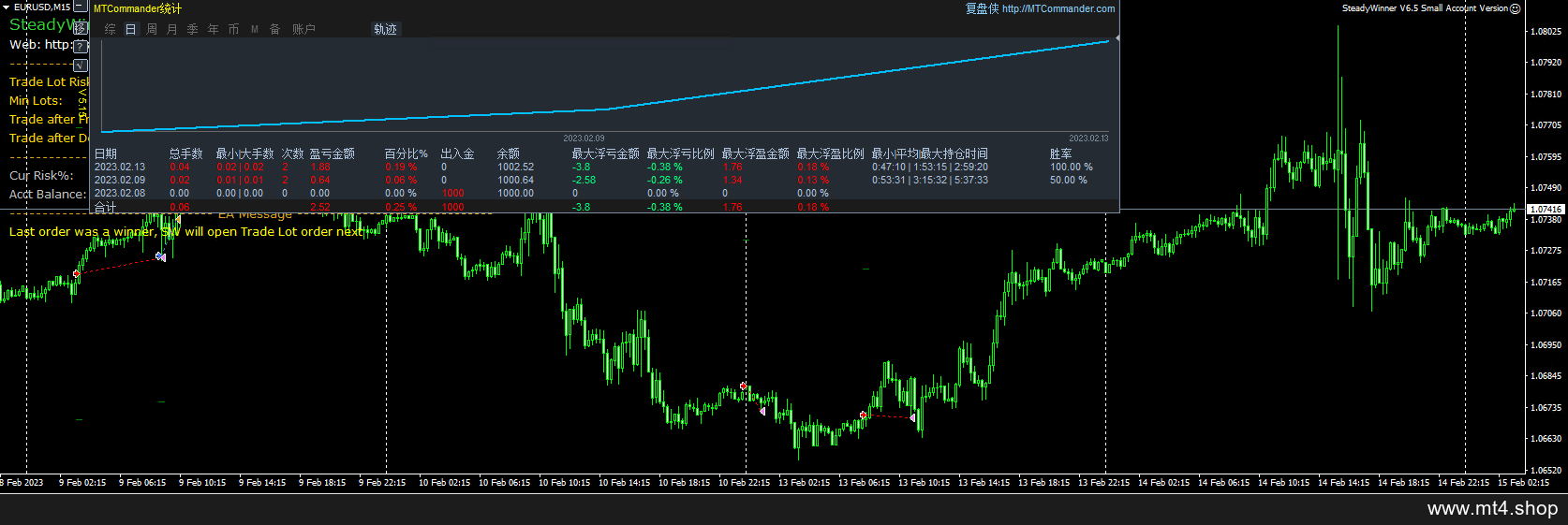 SteadyWinner V6.5 Small Account Version
