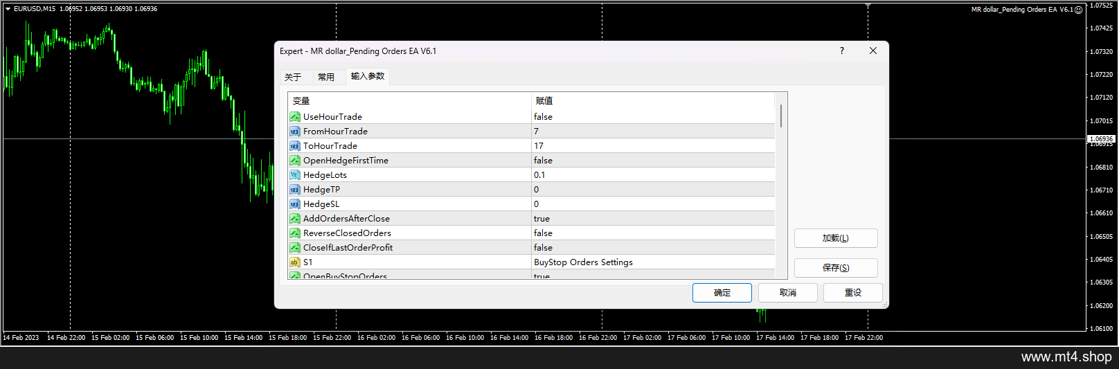 MR dollar_Pending Orders EA V6.1 源码