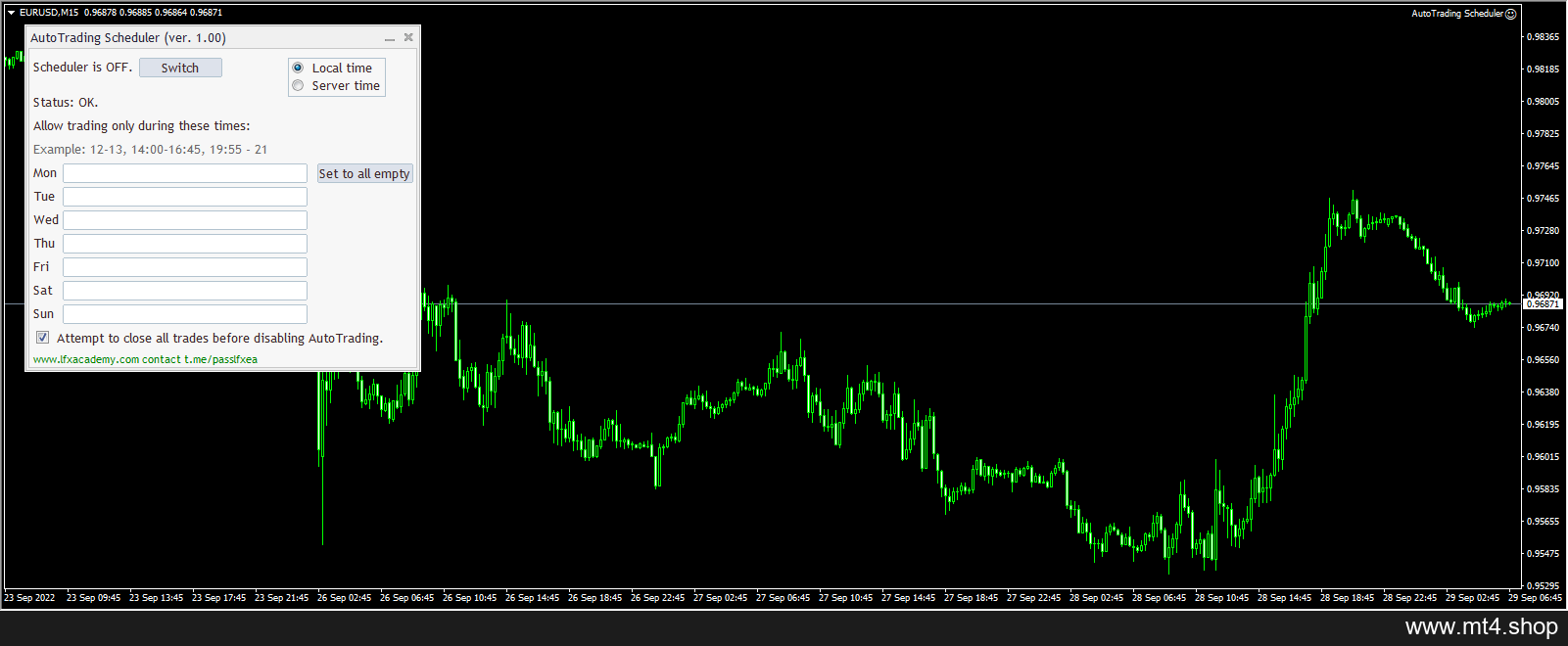 AutoTrading Scheduler 源码