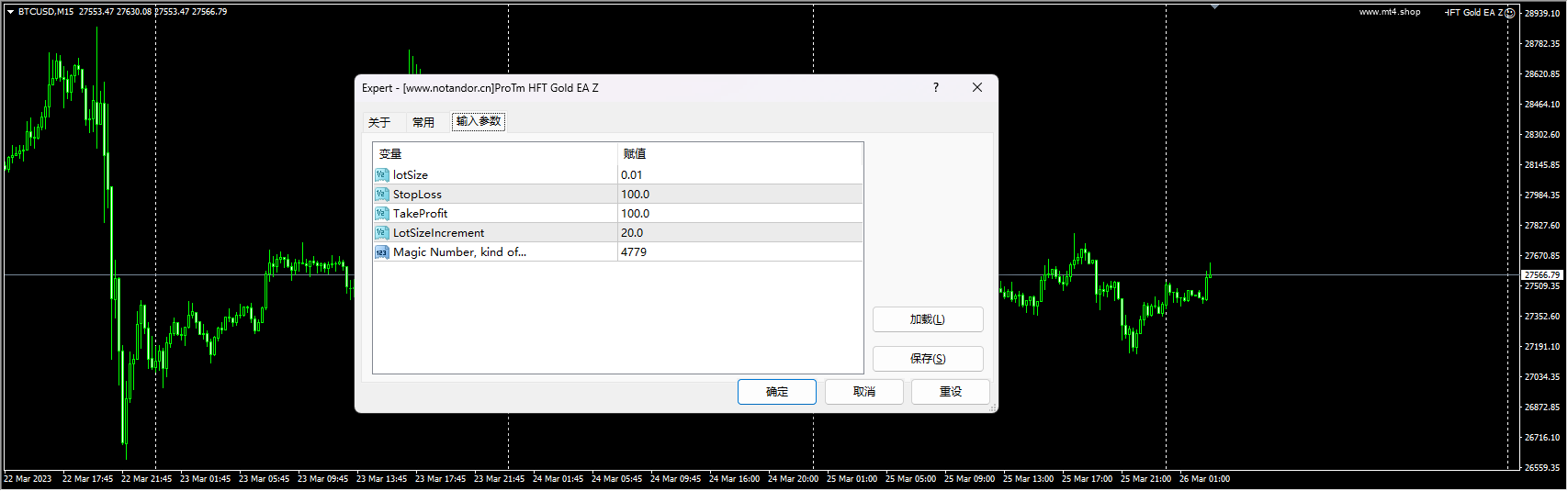 ProTm HFT Gold EA Z